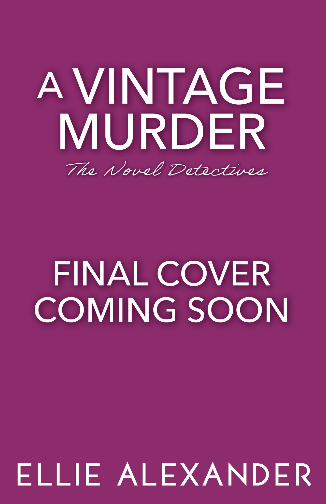 A Vintage Murder